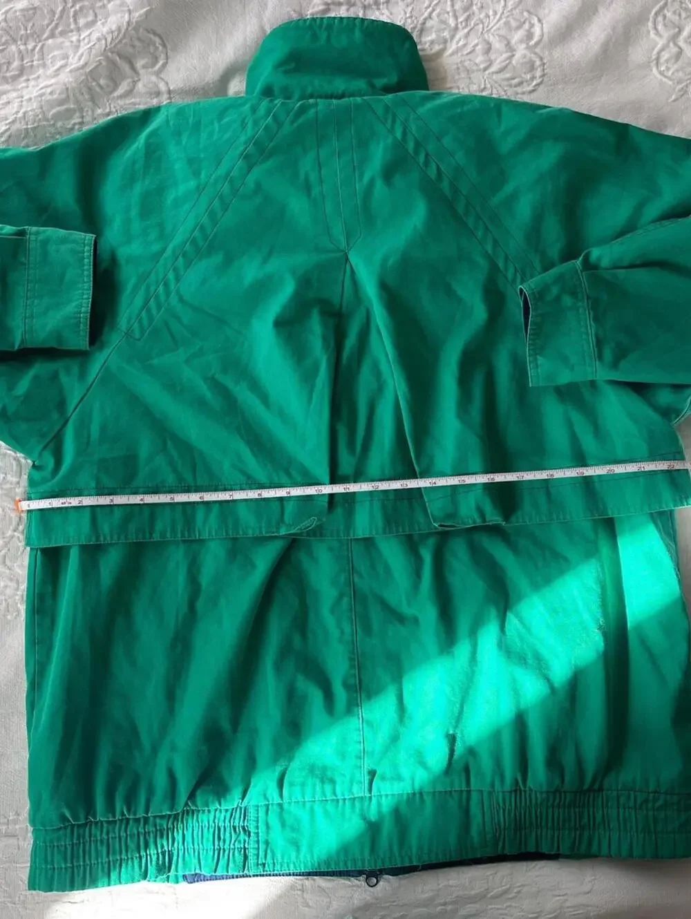 London Fog Green and navy heavyweight jacket sz medium